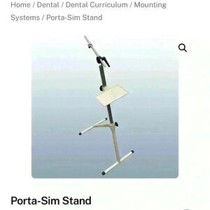 Adjustable Porta-Sim Stand - Black and Silver